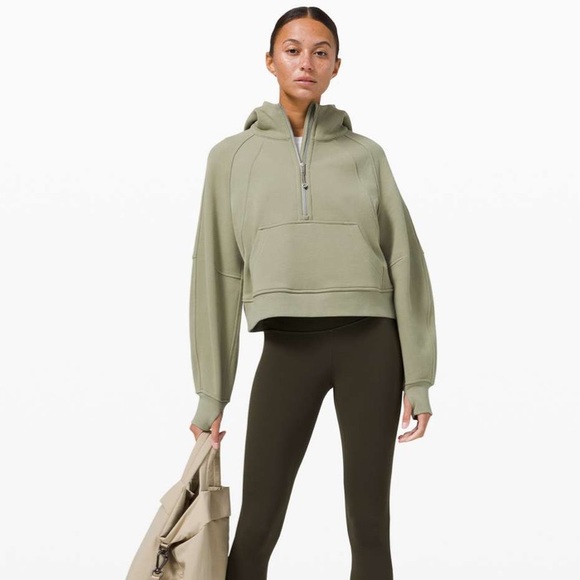 lululemon athletica Tops - Rosemary Green Scuba Half Zip
